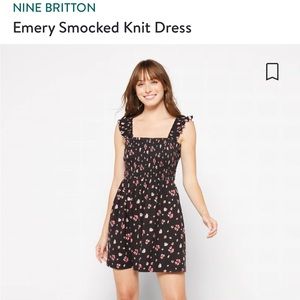 Nine Britton - Emery Smocked Knitted Dress